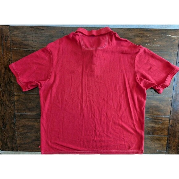 Set of 2 Tommy Bahama Men XXL Polo Shirts Cotton Blend Dark Blue Red Golf Marlin - Picture 15 of 15